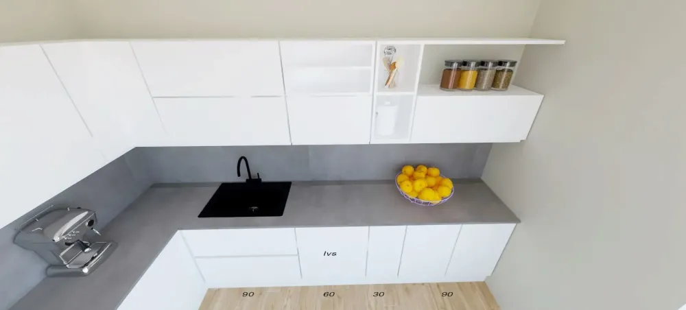 Sale CUCINA con penisola Line SCONTATA Cucine Con Penisola|Cucine Moderne