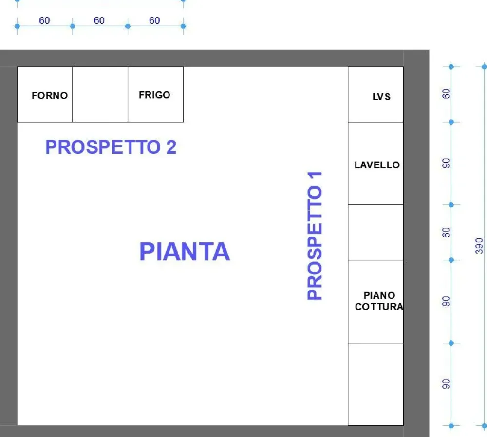 Outlet Cucina design lineare tortora in laccato opaco Sp22 Cucine Lineari|Cucine Design