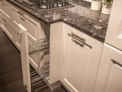 Outlet Cucina bianca classica lineare Agnese Cucine Lineari