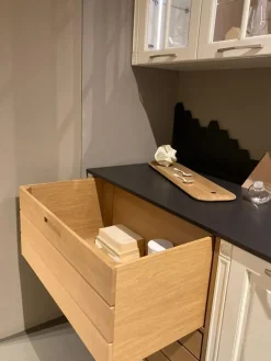 Sale Cucina bianca country ad isola Portrait Aster in Offerta Outlet. Cucine Ad Isola|Cucine Country