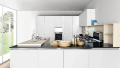 Discount Cucina bianca design con penisola Mary a soli 18607 Euro Cucine Con Penisola|Cucine Design