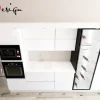 Cucina bianca design con isola Kali   in offerta^Arredo3