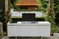 Fogher Cucina bianca design Cucina da esterno agher   in Offerta Outlet- Cucine Lineari|Cucine Design