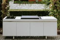 Fogher Cucina bianca design Cucina da esterno agher   in Offerta Outlet- Cucine Lineari|Cucine Design
