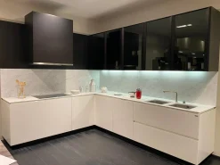 Varenna Cucina bianca moderna ad angolo Artex- Cucine Ad Angolo|Cucine Moderne
