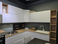 Net Cucine Cucina bianca moderna ad angolo Pet  kelly a soli 5840 Euro- Cucine Ad Angolo|Cucine Moderne