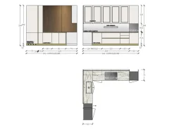 Diotti.com Cucina bianca moderna ad angolo Eleven 01 outlet a soli 24490 Euro- Cucine Ad Angolo|Cucine Moderne
