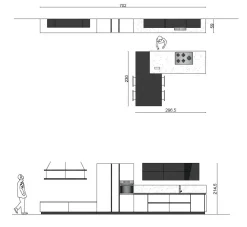 Outlet Cucina bianca moderna ad isola Liberamente scontata Cucine Ad Isola|Cucine Moderne