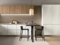 Collezione esclusiva Cucina bianca moderna ad angolo. Colonne in Offerta Outlet. Nuovi mondi cucine.- Cucine Ad Angolo|Cucine Moderne