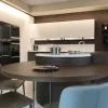 Cucina bianca moderna ad angolo Cucina curva Cucine Ad Angolo|Cucine Moderne