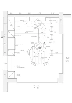 Cucina bianca moderna ad angolo Cucina curva Cucine Ad Angolo|Cucine Moderne