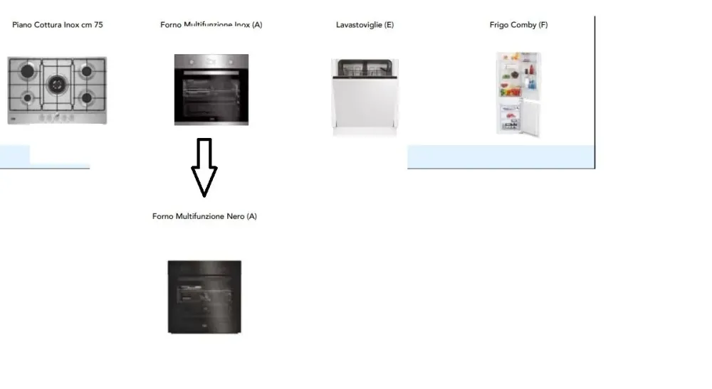 Collezione esclusiva Cucina bianca moderna con isola Cucina white minimal design con isola in offerta- Cucine Ad Isola|Cucine Moderne