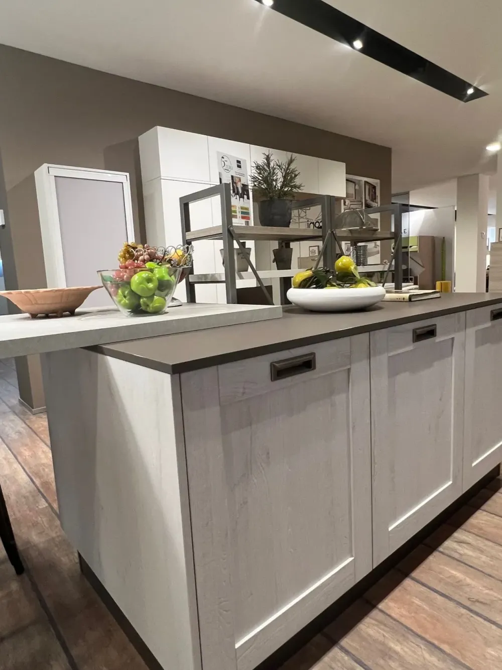 Stosa Cucina bianca moderna con penisola City- Cucine Con Penisola|Cucine Moderne