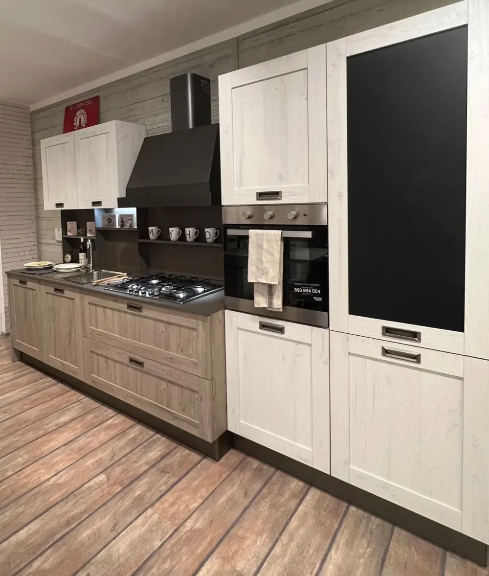 Stosa Cucina bianca moderna con penisola City- Cucine Con Penisola|Cucine Moderne