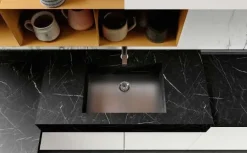 Imab Cucina bianca moderna lineare Panarea in Offerta Outlet- Cucine Lineari|Cucine Moderne