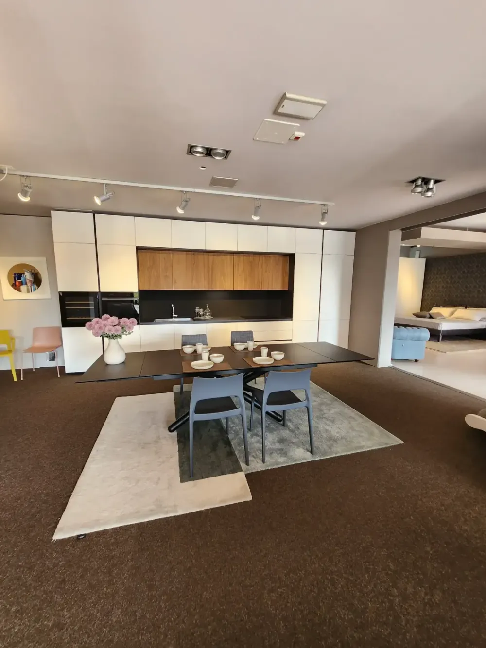 Cucina bianca moderna lineare Menta^Miton Outlet