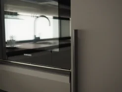 Cucina bianca moderna lineare Cucina formalia in Offerta Outlet^Scavolini Sale