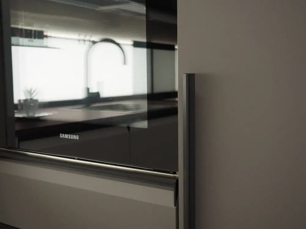 Cucina bianca moderna lineare Cucina formalia in Offerta Outlet^Scavolini Sale