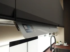 Cucina bianca moderna lineare Cucina formalia in Offerta Outlet^Scavolini Sale