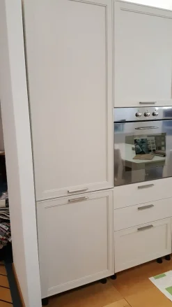Le Fablier Cucina bianca moderna lineare Melograno- Cucine Lineari|Cucine Moderne