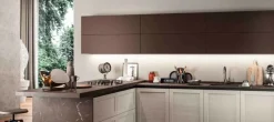 Outlet Cucina bianca moderna lineare Frame 3 a soli 10300 Euro Cucine Lineari|Cucine Moderne