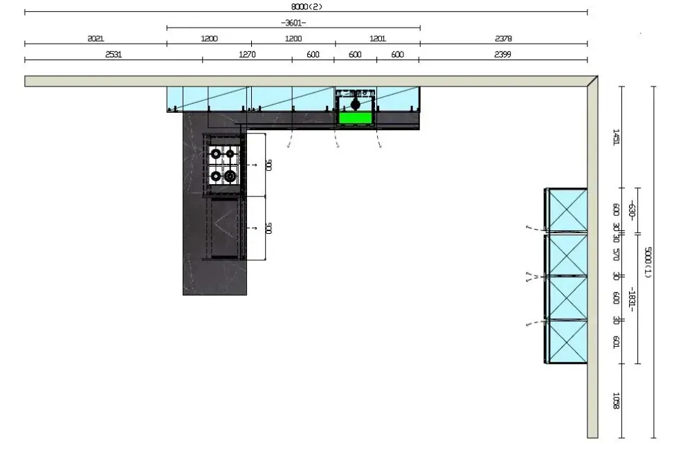 Outlet Cucina bianca moderna lineare Frame 3 a soli 10300 Euro Cucine Lineari|Cucine Moderne