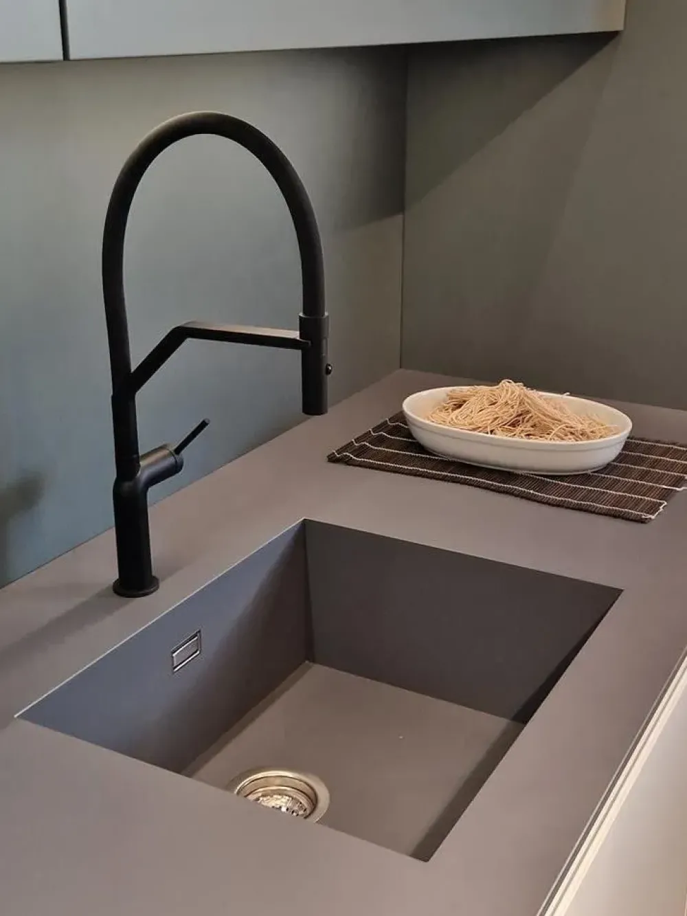 Best Cucina bianca moderna lineare Ak project anta step in Offerta Outlet Cucine Lineari|Cucine Moderne