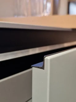 Best Cucina bianca moderna lineare Ak project anta step in Offerta Outlet Cucine Lineari|Cucine Moderne