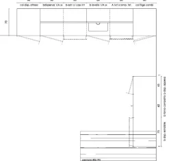 Best Cucina bianca moderna lineare Ak project anta step in Offerta Outlet Cucine Lineari|Cucine Moderne