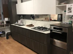 Artigianale Cucina bianca moderna lineare Expo a soli 11577 Euro- Cucine Lineari|Cucine Moderne