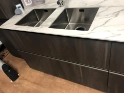 Artigianale Cucina bianca moderna lineare Expo a soli 11577 Euro- Cucine Lineari|Cucine Moderne