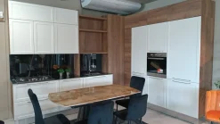 Imab Cucina bianca provenzale ad angolo Telaio- Cucine Ad Angolo