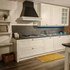 Clearance Cucina bianca provenzale con isola Virginia in Offerta Outlet Cucine Ad Isola
