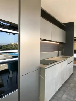 Best Cucina design lineare tortora in kerlite Atelier gres pb20/22 Cucine Lineari|Cucine Design