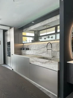 Binova CUCINA Lab/bluna  pb24 PREZZO OUTLET scontata 40%- Cucine Lineari|Cucine Design