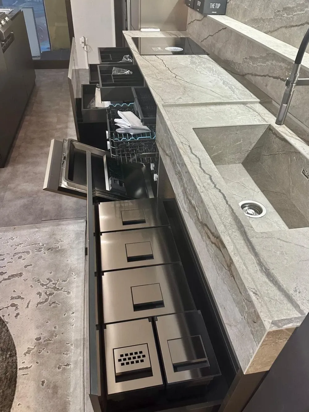 Binova CUCINA Lab/bluna pb24 PREZZO OUTLET scontata 40%- Cucine Lineari|Cucine Design