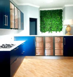 Sale Cucina blu moderna ad angolo Moderna outlet  a soli 4000€ Cucine Ad Angolo|Cucine Moderne