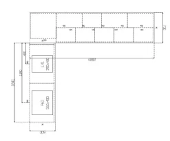 Sale Cucina blu moderna ad angolo Moderna outlet  a soli 4000€ Cucine Ad Angolo|Cucine Moderne