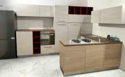 Arrex Cucina Cacao con penisola con un ribasso imperdibile- Cucine Con Penisola|Cucine Moderne