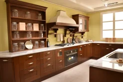 Cucina Casale classica noce ad isola^Berloni Cucine Online