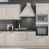 Cucina classica bianca lineare Bea in offerta^Net Cucine New