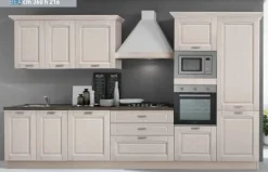 Cucina classica bianca lineare Bea in offerta^Net Cucine New