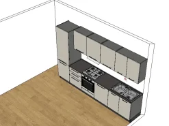 Best Cucina Clio composizione 04 di in offerta -30% Cucine Lineari|Cucine Moderne