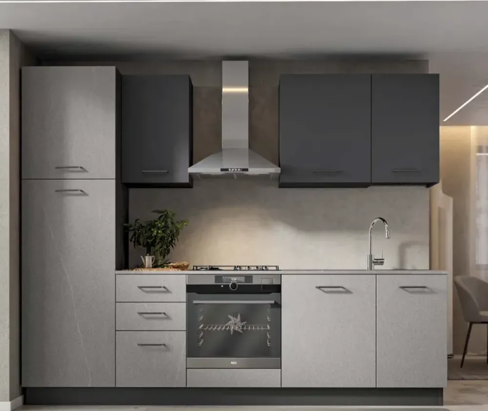 Discount Cucina Composizione 270 moderna , lineare, altri colori, scontata 20%. Cucine Lineari|Cucine Moderne