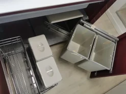 Cucina con isola design bianca Cavallo a soli 8800 Euro^Arrex Sale