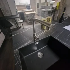 CUCINA con isola Seta bianca SCONTATA 39%^Essebi Hot