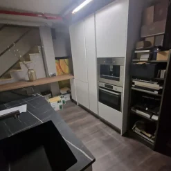 CUCINA con isola Seta bianca SCONTATA 39%^Essebi Hot