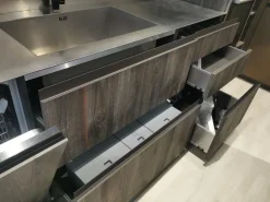 Hot Cucina con isola in laminato materico altri colori a prezzo ribassato Cucine Ad Isola|Cucine Moderne