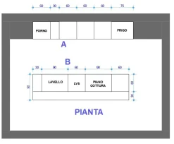 Discount Cucina con isola in laminato opaco antracite Kali a prezzo ribassato Cucine Ad Isola|Cucine Design