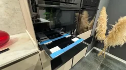 Zampieri Cucine Cucina con isola in laminato materico a prezzo scontato 55%- Cucine Ad Isola|Cucine Moderne
